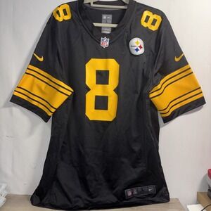 Men's L NFL Pittsburgh Steelers Pickett Football Jersey #8